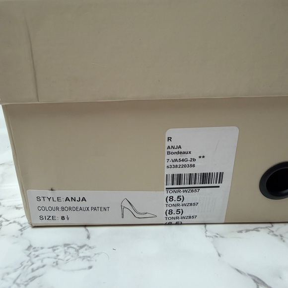 Women’s Toni Bianco Anja Bordeaux Patent US Size 8,5 - Picture 15 of 16